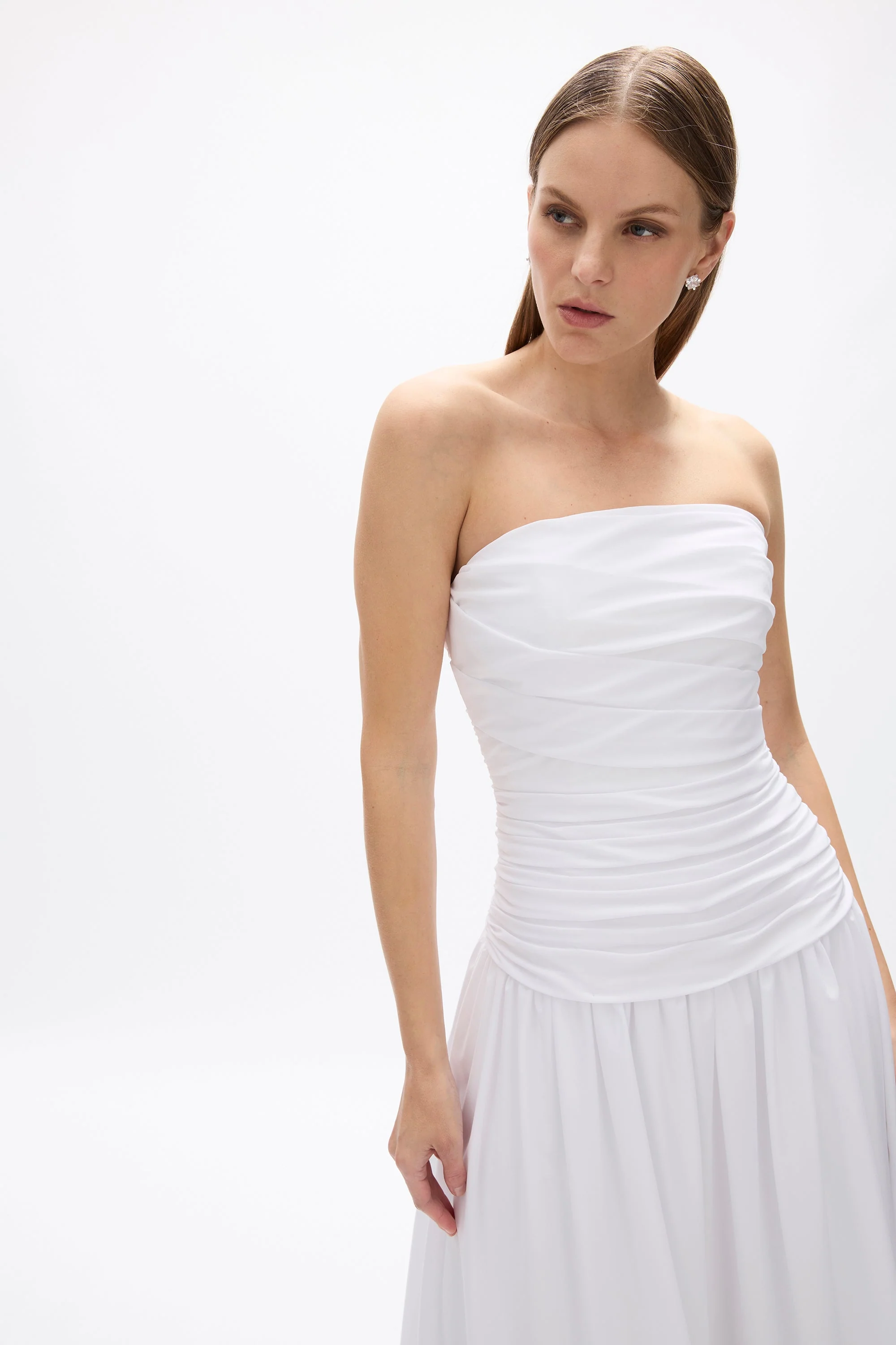 Gale Strapless Dress - Image 3