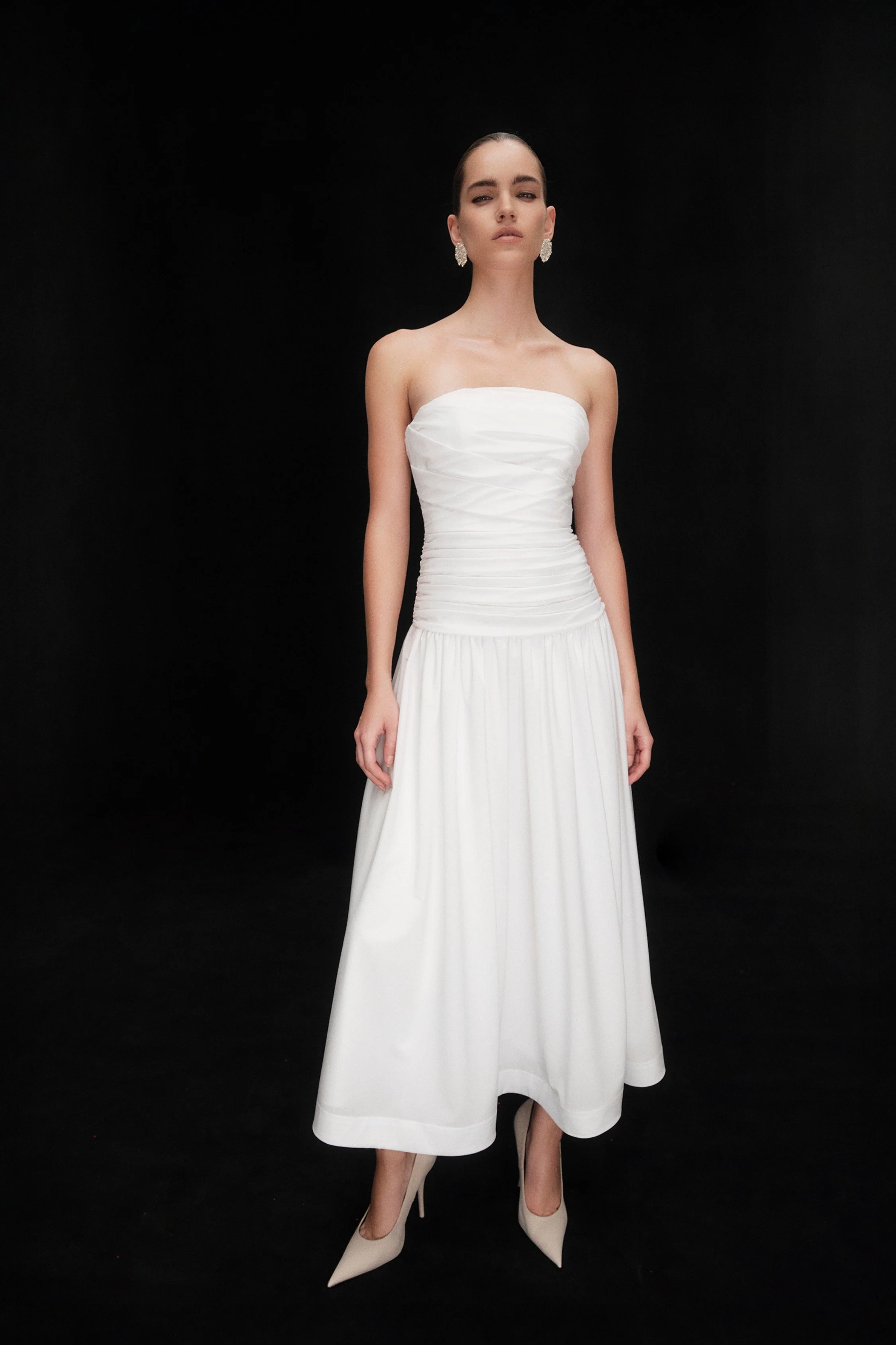 Gale Strapless Dress - Image 6