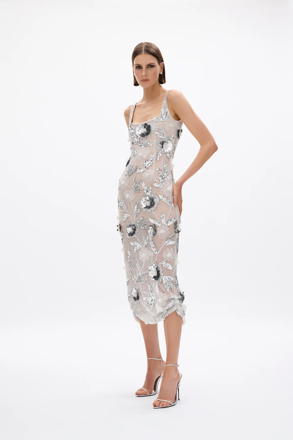 Pierre Sheer Strap Dress - Image 4